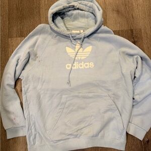 Adidas Men's Sky Blue Hoodie